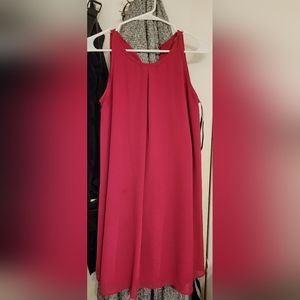 Fuchsia tank dress